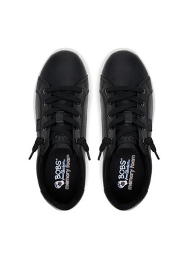 skechers - Skechers Sneakersy BOBS D'Vine - Instant Delight 114456/BLK Czarny. Kolor: czarny. Materiał: skóra