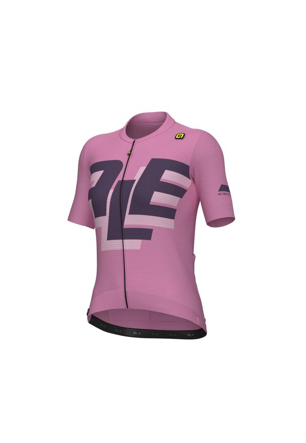 ALÉ CYCLING - Koszulka rowerowa damska Alé Cycling PR-E Sauvage. Kolor: biały, różowy, wielokolorowy. Sport: kolarstwo
