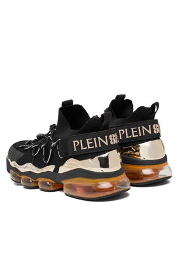 Plein Sport Sneakersy Cyber Thunder FAES USC0842 STE003N Czarny. Kolor: czarny. Materiał: skóra