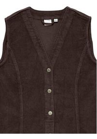 Vero Moda Sukienka codzienna Eden 10333959 Brązowy Regular Fit. Okazja: na co dzień. Kolor: brązowy. Materiał: bawełna. Typ sukienki: proste. Styl: casual #4