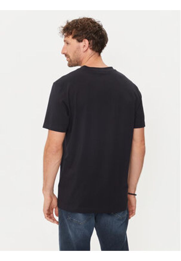 BOSS - Boss T-Shirt 50515620 Granatowy Regular Fit. Kolor: niebieski. Materiał: bawełna