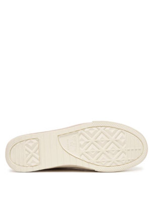 Converse Sneakersy Chuck Taylor Lo A16122C Écru. Kolor: kremowy. Materiał: skóra, zamsz