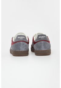 Balmain - Sneakersy męskie skórzane BALMAIN. Materiał: skóra #4