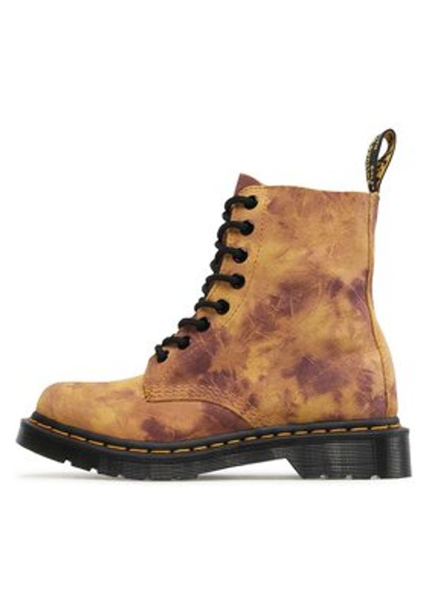 Dr. Martens Glany 1460 Pascal 27962745 Żółty. Kolor: żółty. Materiał: zamsz, skóra