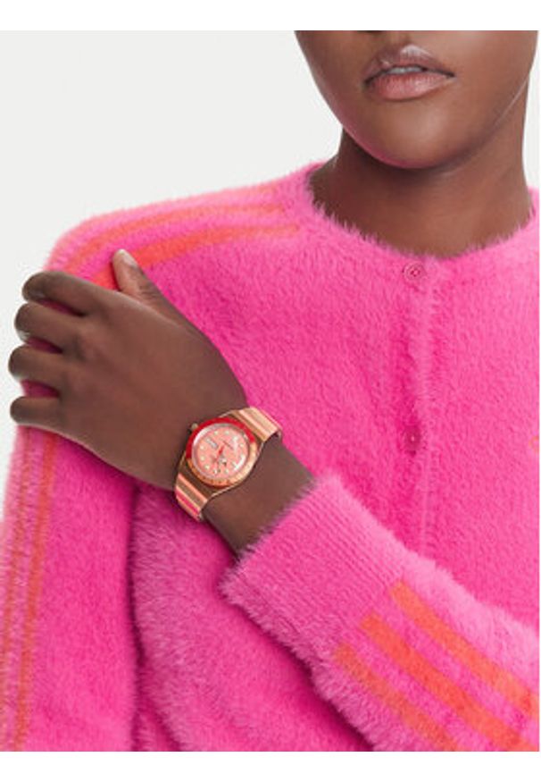 Timex Zegarek Q Timex Malibu TW2V38600 Różowy. Kolor: różowy