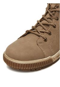 Rieker Trzewiki N0730-64 Beżowy. Kolor: beżowy. Materiał: materiał #3