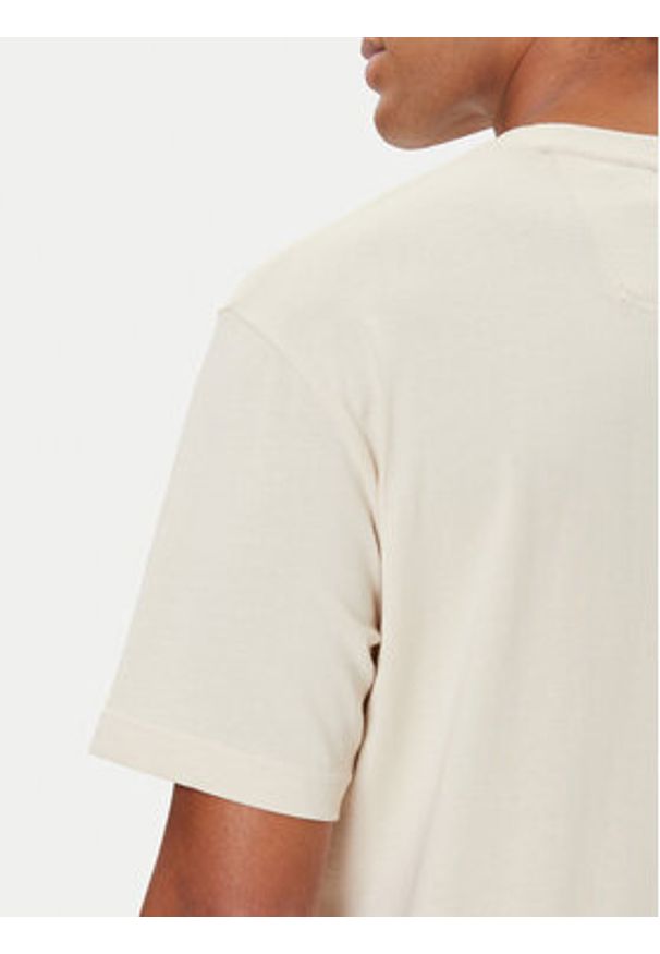 BOSS T-Shirt Future 50544316 Écru Oversize. Materiał: bawełna