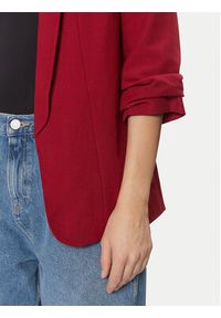 Pieces Marynarka Bosella 17090996 Czerwony Regular Fit. Kolor: czerwony. Materiał: syntetyk