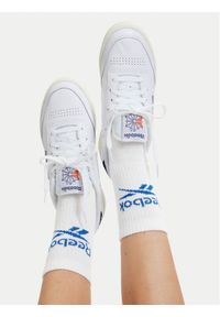 Reebok Sneakersy SS-CLUB C 85 VINTAGE 100233955 Biały. Kolor: biały. Materiał: skóra. Model: Reebok Club #1
