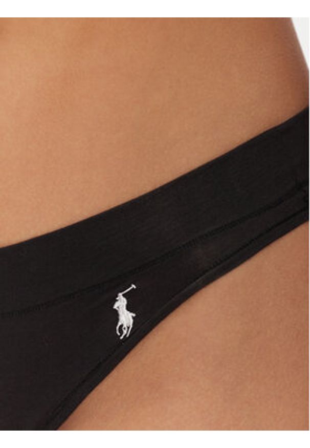 Polo Ralph Lauren Stringi 4P0511 Czarny. Kolor: czarny. Materiał: bawełna