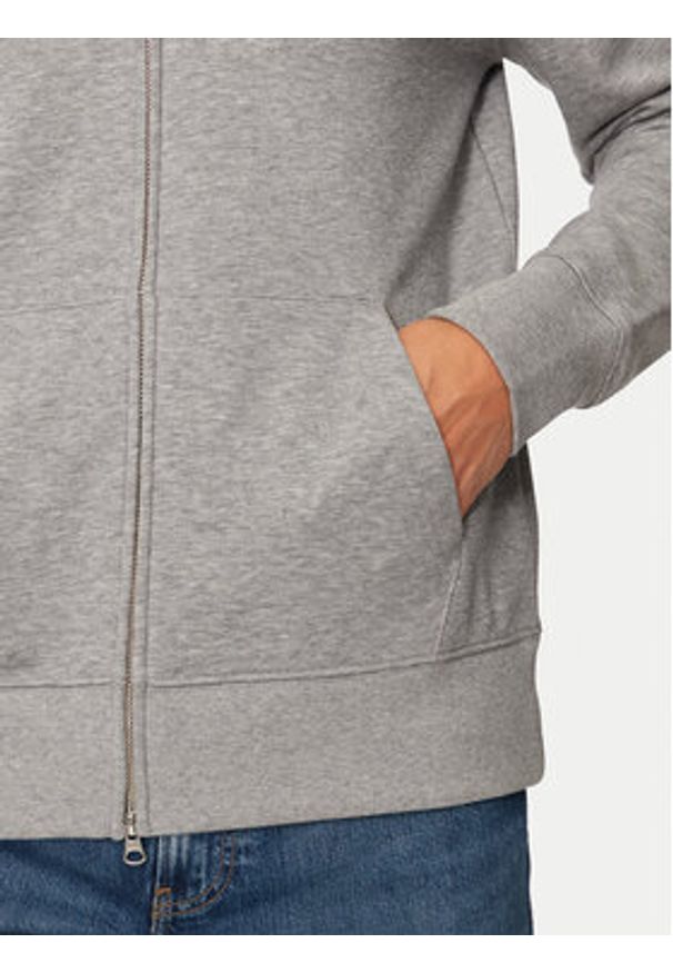 GANT - Gant Bluza Shield 2008006 Szary Regular Fit. Kolor: szary. Materiał: bawełna