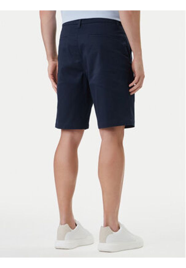 Calvin Klein Szorty materiałowe LV04LB600G Granatowy Regular Fit. Kolor: niebieski. Materiał: bawełna