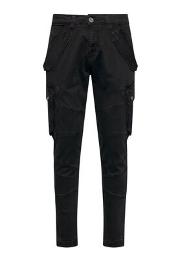 Alpha Industries Spodnie materiałowe Combat 126215 Czarny Slim Fit. Kolor: czarny. Materiał: bawełna