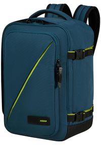 AMERICAN TOURISTER - American Tourister Take2Cabin S do Ryanair niebieski. Kolor: niebieski. Materiał: materiał. Styl: klasyczny #1