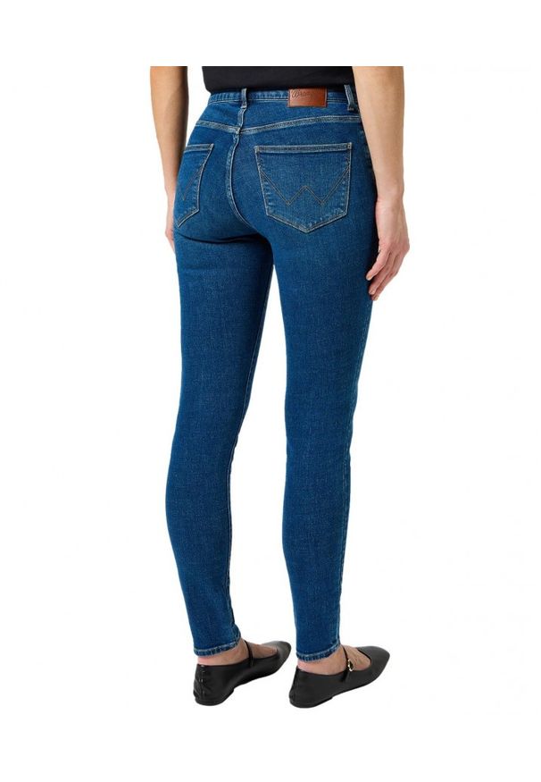 Wrangler - DAMSKIE SPODNIE WRANGLER HIGH SKINNY VINTAGE WORN 112355297. Styl: vintage