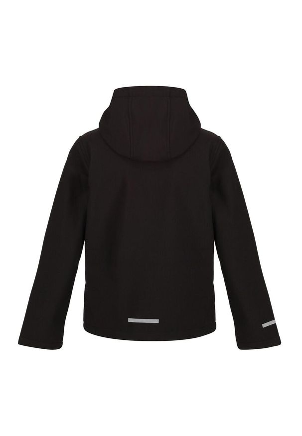 Regatta - Kurtka Softshellowa Dziecięca Trzywarstwowa. Kolor: czerwony, wielokolorowy, czarny. Materiał: softshell. Styl: sportowy