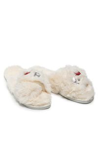 Karl Lagerfeld - KARL LAGERFELD Kapcie KL49005T Biały. Kolor: biały. Materiał: materiał #8