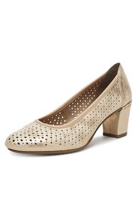 Rieker Czółenka CEO-41057-60 Złoty. Kolor: złoty. Materiał: materiał #4