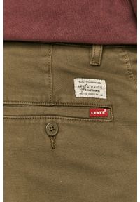 Levi's® - Levi's - Spodnie. Okazja: na spotkanie biznesowe. Kolor: zielony. Materiał: tkanina. Wzór: gładki. Styl: biznesowy #4