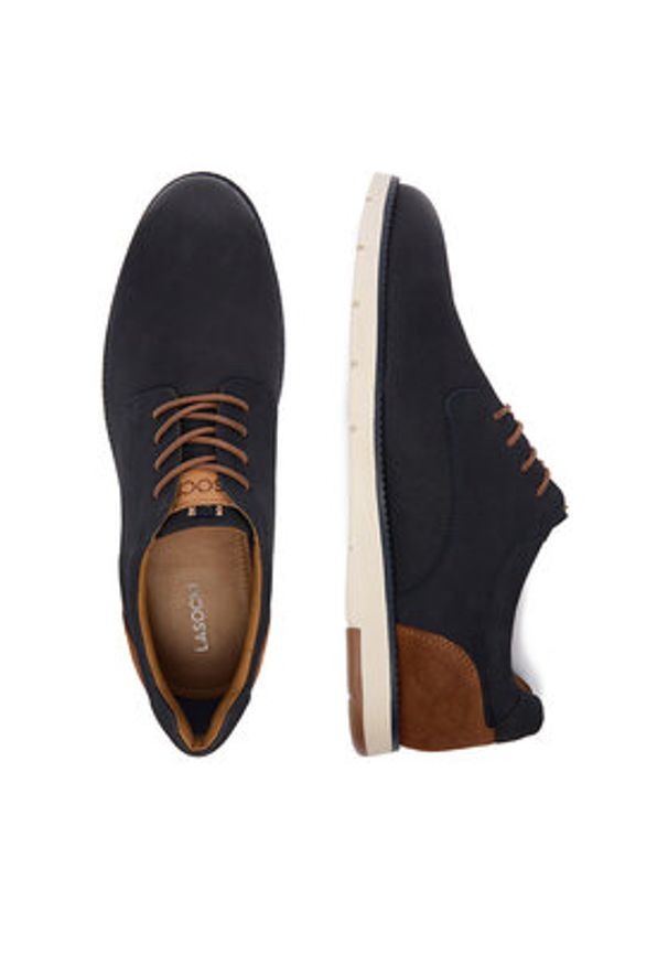 Lasocki Półbuty CEO-IDEO-02 MI24 Granatowy. Kolor: niebieski. Materiał: nubuk, skóra