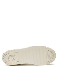 TOMMY HILFIGER - Tommy Hilfiger Sneakersy FW0FW08326 Beżowy. Kolor: beżowy. Materiał: skóra #6