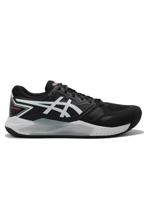 Buty do tenisa męskie Asics Gelchallenger 13 Clay. Zapięcie: sznurówki. Kolor: biały, wielokolorowy, czarny. Materiał: materiał, syntetyk, tkanina. Szerokość cholewki: normalna. Sport: tenis