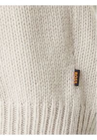 BOSS Sweter Karombo 50548686 Beżowy Regular Fit. Kolor: beżowy. Materiał: wełna #2