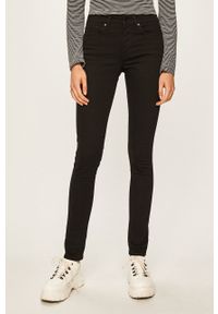 Levi's® - Levi's jeansy damskie medium waist 18881.0052-Blacks. Okazja: na spotkanie biznesowe. Kolor: czarny. Styl: biznesowy #1