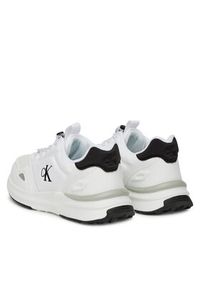Calvin Klein Jeans Sneakersy V3X9-83010-1464X002 Biały. Kolor: biały. Materiał: skóra #7
