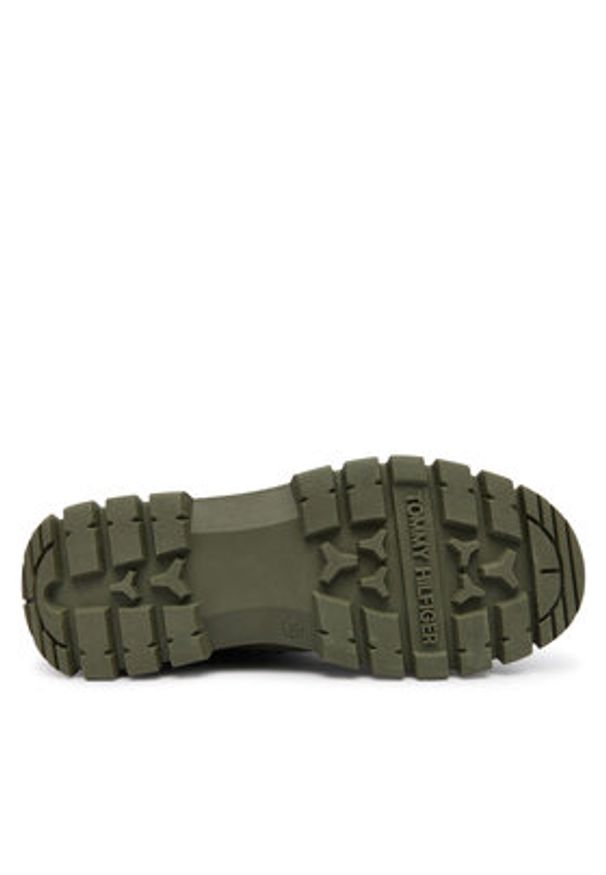 TOMMY HILFIGER - Tommy Hilfiger Botki T3X5-34130-1355414 Khaki. Kolor: brązowy