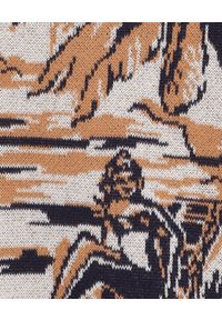 ZIMMERMANN - Dzianinowa koszulka Tropicana. Kolor: szary. Materiał: dzianina. Wzór: nadruk #7