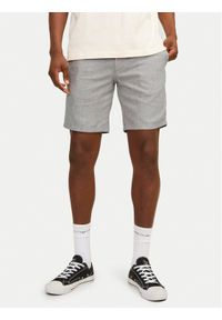 Jack & Jones - Jack&Jones Szorty materiałowe Jpstdave 12229629 Szary Regular Fit. Kolor: szary. Materiał: bawełna