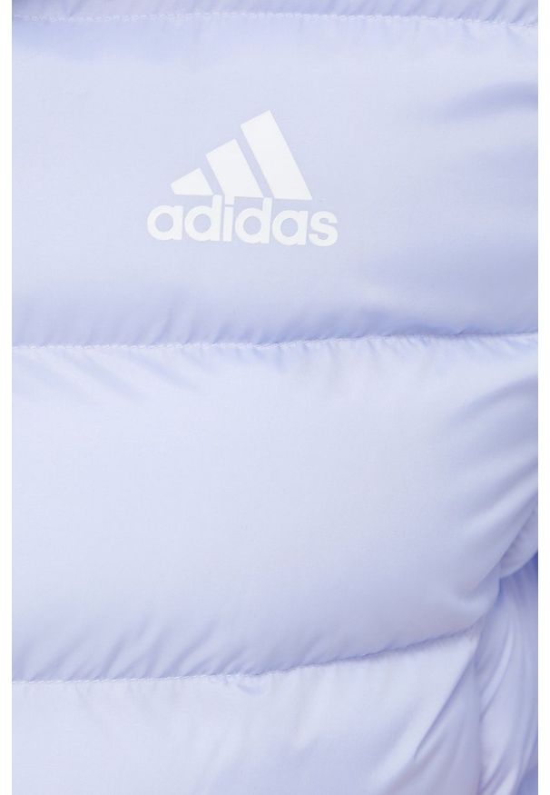 adidas Performance kurtka sportowa kolor różowy zimowa. Kolor: fioletowy. Materiał: materiał, poliester. Wzór: gładki. Sezon: zima. Styl: sportowy
