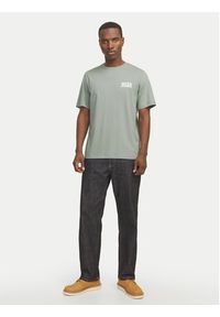 Jack & Jones - Jack&Jones T-Shirt Corp Logo 12151955 Zielony Standard Fit. Kolor: zielony. Materiał: bawełna #4