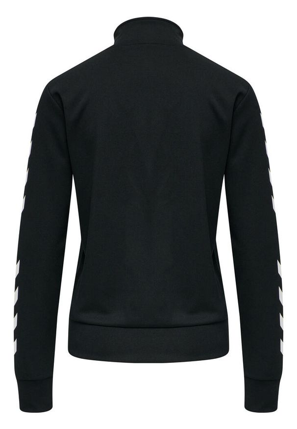 Damska bluza dresowa zapinana na zamek Hummel Legacy. Kolor: czarny. Materiał: dresówka