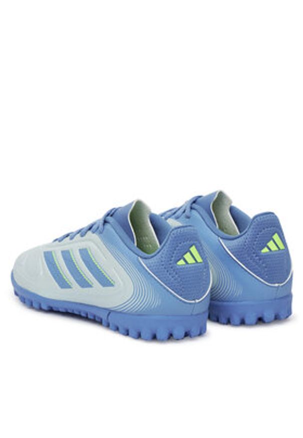 Adidas - adidas Buty do piłki nożnej Copa Pure 3 Club Turf IE1186 Niebieski. Kolor: niebieski. Materiał: skóra