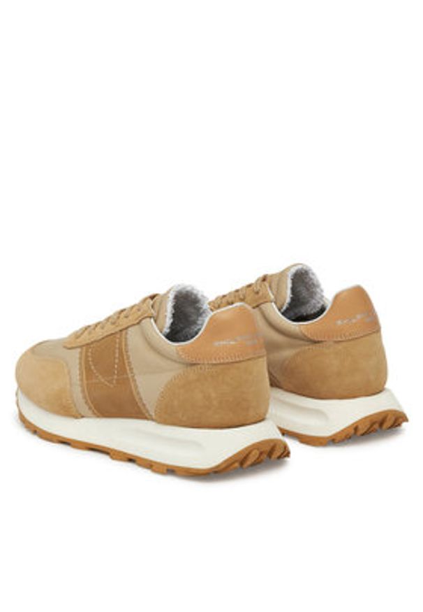 Philippe Model Sneakersy Tour Running A007189 TILD W008 Brązowy. Kolor: brązowy. Materiał: zamsz, skóra. Sport: bieganie