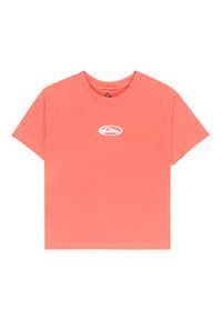 Quiksilver T-Shirt Standard EQWZT03197 Bordowy Regular Fit. Kolor: czerwony. Materiał: bawełna #6