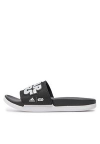 Adidas - adidas Klapki Star Wars adilette Comfort Slides Kids ID5237 Czarny. Kolor: czarny. Wzór: motyw z bajki