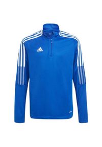 Adidas - Bluza dla dzieci adidas Tiro 21 Training Top Youth niebieska GM7322. Kolor: niebieski