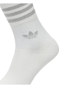 Adidas - adidas Zestaw 2 par wysokich skarpet damskich Glt Crew HC9561 Biały. Kolor: biały. Materiał: bawełna, materiał #4