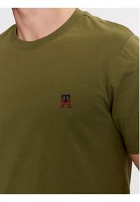 TOMMY HILFIGER - Tommy Hilfiger T-Shirt Small Imd MW0MW30054 Zielony Regular Fit. Kolor: zielony. Materiał: bawełna #5