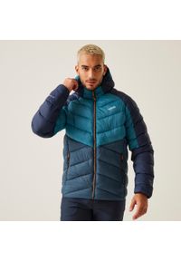 Kurtka z kapturem Regatta Dalent. Typ kołnierza: kaptur. Kolor: niebieski. Materiał: puch. Sport: turystyka piesza #1