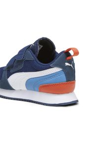 Puma - Dziecięce buty sportowe R78 PUMA Persian Blue White Inky Regal. Kolor: biały, wielokolorowy, niebieski