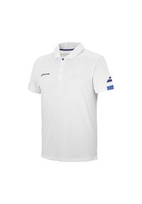 Koszulka polo męsa Babolat Play. Typ kołnierza: polo. Kolor: biały #1