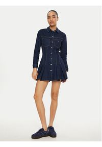 Tommy Jeans Sukienka jeansowa DW0DW20533 Granatowy Regular Fit. Kolor: niebieski. Materiał: bawełna #2