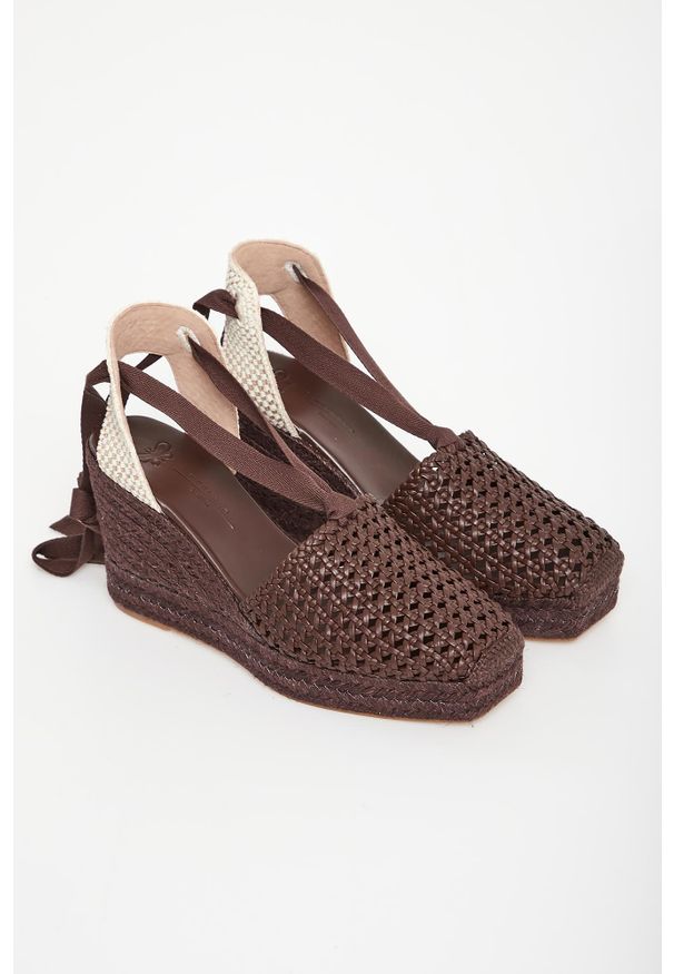 Weekend Max Mara - Espadryle damskie na koturnie Accordo WEEKEND MAX MARA. Obcas: na koturnie
