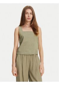 Marella Top Terni 2513161055 Zielony Regular Fit. Kolor: zielony. Materiał: wiskoza
