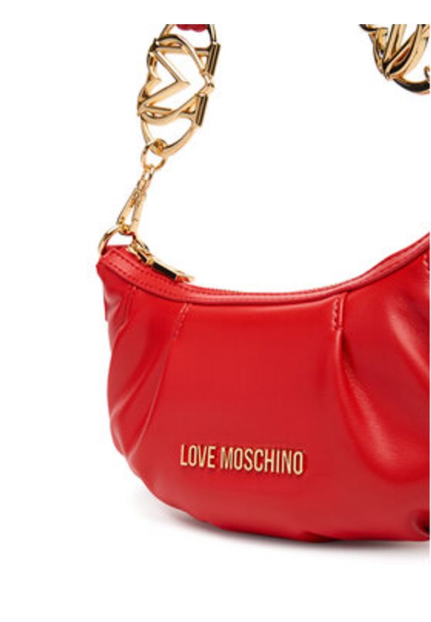 Love Moschino - LOVE MOSCHINO Torebka JC4076PP1NLF0500 Czerwony. Kolor: czerwony. Materiał: skórzane