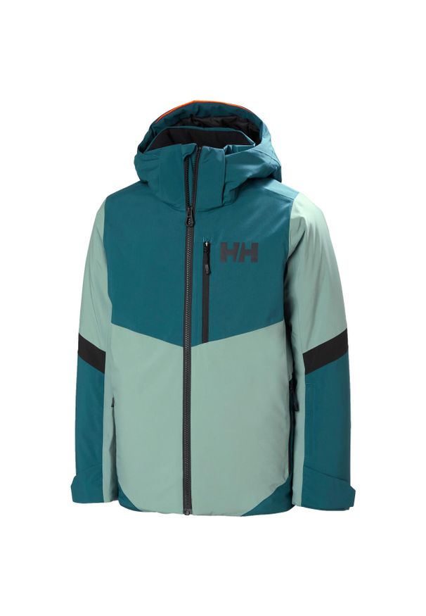 Dziecięca kurtka narciarska Helly Hansen Elevate. Kolor: zielony. Sezon: zima. Sport: narciarstwo